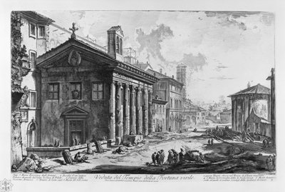 Vue du Temple de Portuno (Piranesi) - Giovanni Battista Piranesi